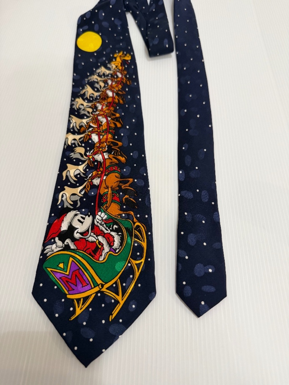 Authentic Vintage Mickey Inc. Santa Mickey Holiday Tie